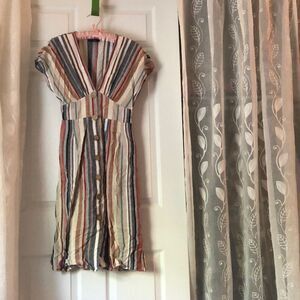 Francesca’s striped midi dress